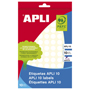 APLI ETIQUETA ADHESIVA APLI-10 REDONDA 10 mm 1260-PACK 01625